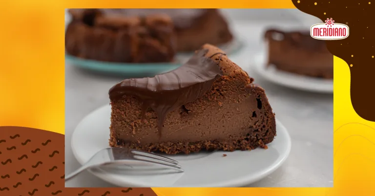 Receita de cheesecake de café e chocolate