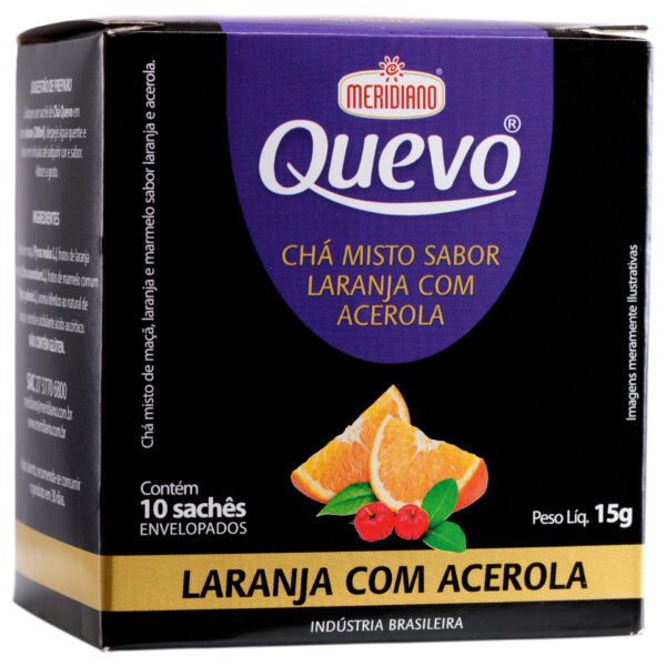 fst 3713 Chá Quevo Laranja com Acerola 10un