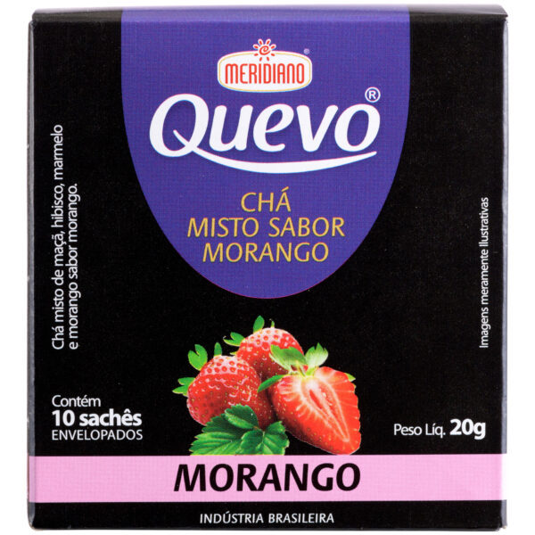 fst 3731 Chá Quevo Morango - 10un