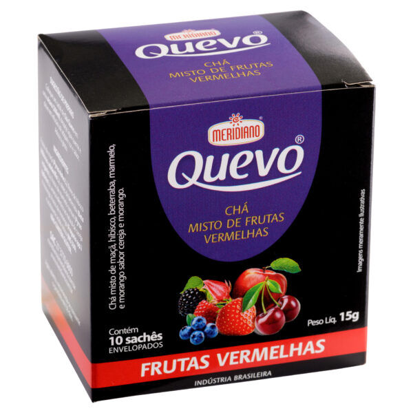 fst 3783 Chá Quevo Frutas Vermelhas 10un